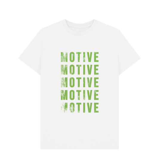 White Men's Motive Repeat T-Shirt